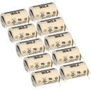 10x FDK Lithium 3V Batterie CR 14250SE-FT1 1 2AA - Zelle 2/1 pin ++/- Rastermaß: 7,5mm