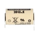 10x FDK Lithium 3V Batterie CR 14250SE-FT1 1/2AA - Zelle 2/1 pin ++/- Rastermaß: 7,5mm