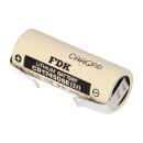 2x FDK Lithium 3V Batterie CR 17450SE A - Zelle U Lötfahne Temperaturbereich -40 - +85°C