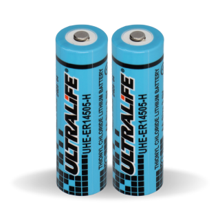 2x Ultralife Lithium 3,6V Batterie LS 14500 - AA - UHE-ER14505 LS14500 Li-SOCl2
