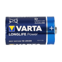 VARTA Longlife Power D LR20 Alkaline Batterie 1,5V – 2
