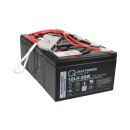 Ersatz-Akku für APC-Back-UPS RBC12 fertiges Batterie Modul zum Austausch Plug & Play