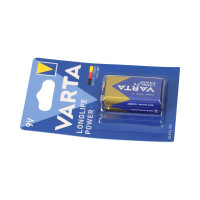 VARTA 4922 Longlife Power 9V Block Batterie 6LR61 - passend 