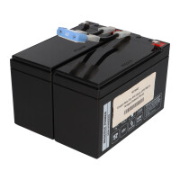 APC RBC9 kompatibler Ersatzakku - Smart-UPS 700 RM - 2x 12V 