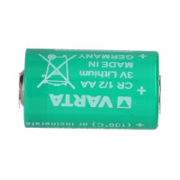 VARTA CR 1/2 AA 3V 950mAh 1/2AA Lithium Batterie – 2 P