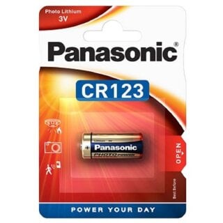 Panasonic CR123AL/1BP Photobatterie CR123 1400mAh