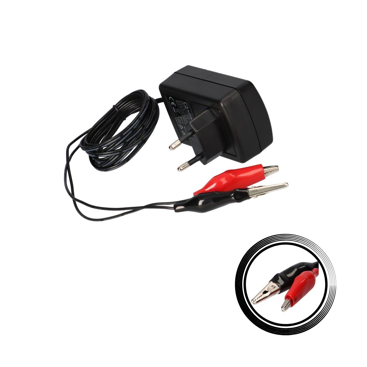 Q-Batteries BL 12-1 Ladegerät für Bleiakkus 12V - 1A Ladestrom IU0U Ladekennlinie