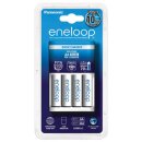 eneloop Standardladegerät BQ-CC51 inklusive 4x AA Akkus