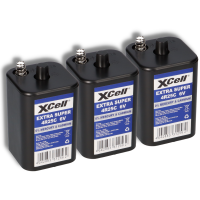 3x XCell 4R25 6V-Block Batterie SET - 6  gallery