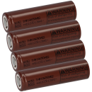 4x LG Chem 18650HG2 Akku 3000mAh (6C) 3,6V Format...