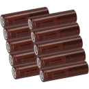 10x LG Chem 18650HG2 Akku 3000mAh (6C) 3,6V Format LiNiMnCoO2 20A