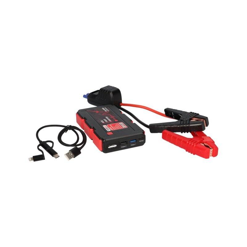 kraftmax QC3000 Kit de démarrage pour Voiture avec Fonction Auto Boost pour  Batterie 12 V et Batterie Haute Performance avec Chargeur USB 3.0 Haute  Vitesse + Lampe de Poche LED : 