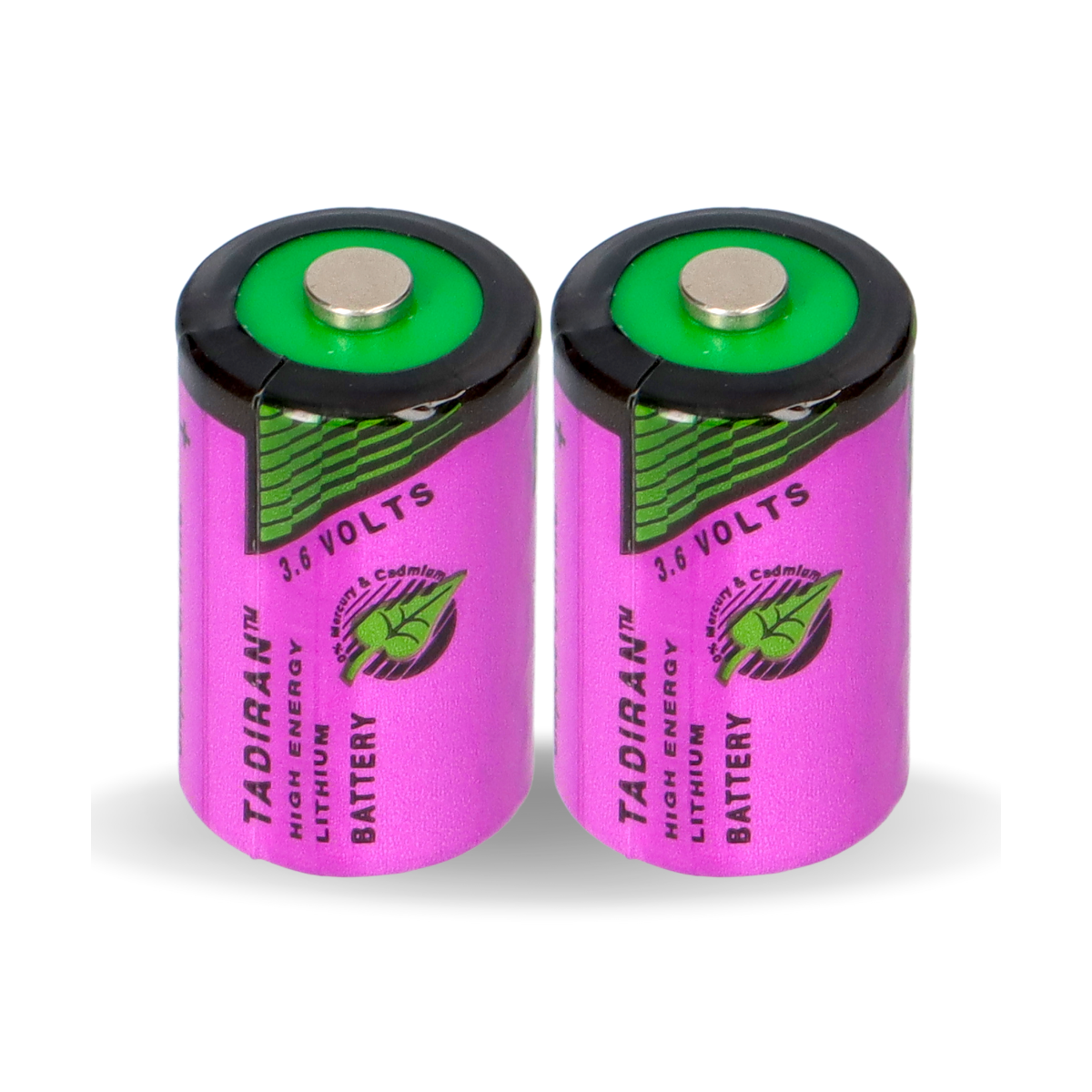 2x Tadiran Lithium 3,6V Batterie SL 750/S 1/2AA - Zelle 14250