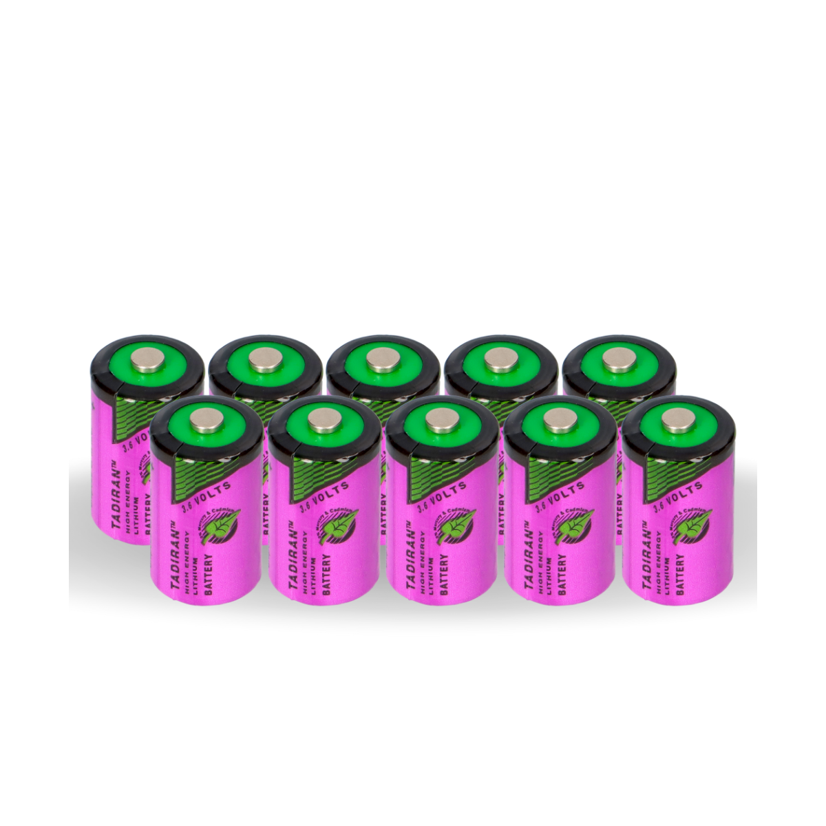 10x Tadiran Lithium 3,6V Batterie SL 750/S 1/2AA - Zelle 14250