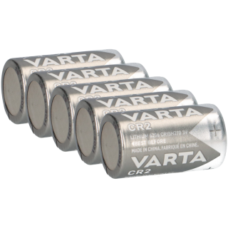5x Varta Photobatterie CR2 Lithium 3V 920mAh 1er Blister Foto
