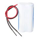 Akkupack 4,8V 5000mAh NiMH4850 F2x2 Doppelstange Notleuchten 20cm Kabel Doppelstange