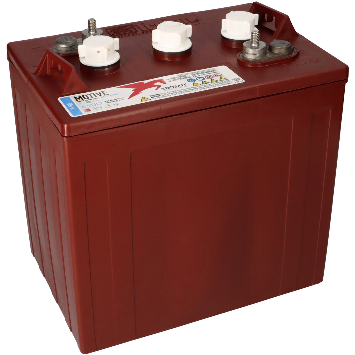 Trojan T-105 6 V 225 Ah Deep-Cycle-Traktionsbatterie – ELPT-Anschluss
