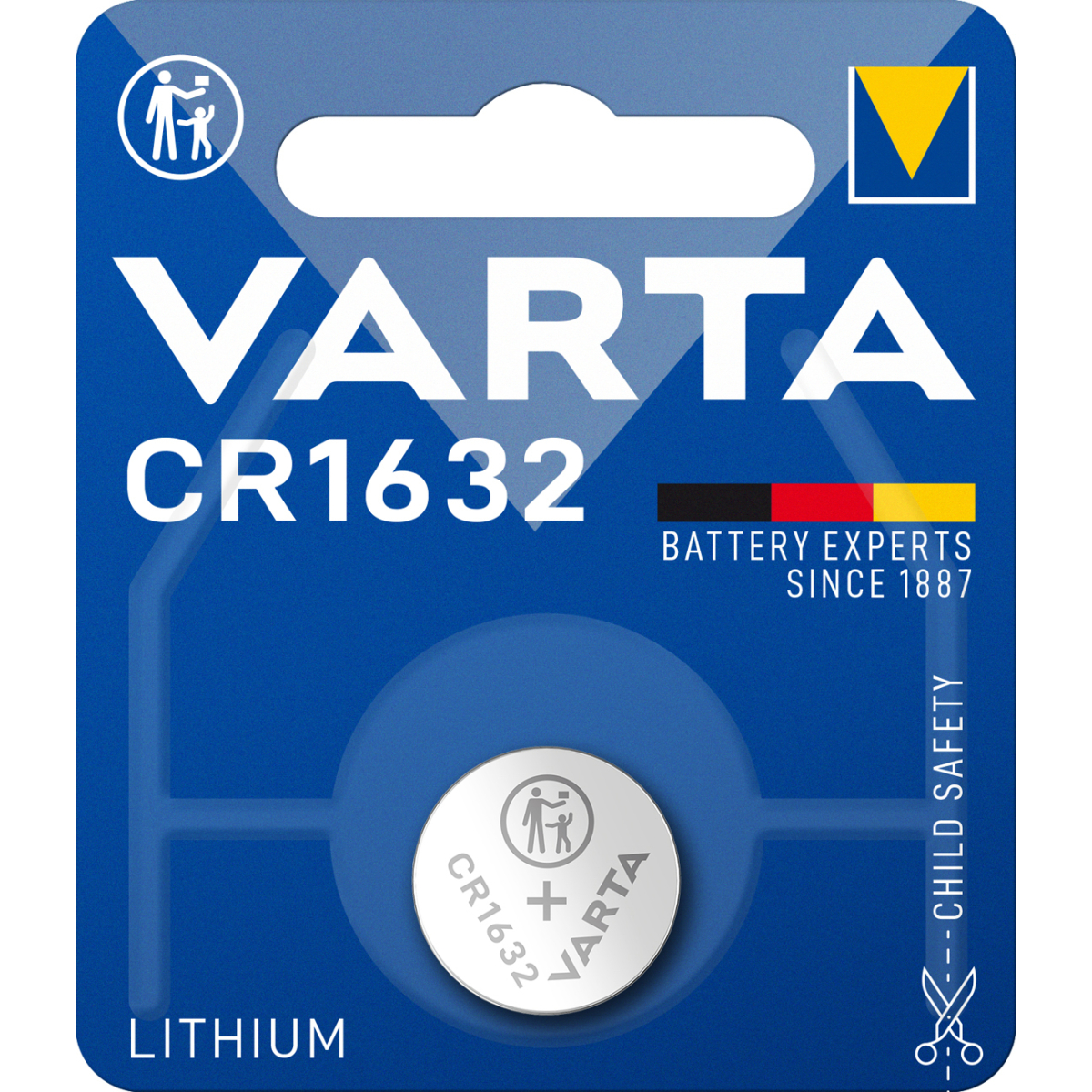VARTA CR 1632 Lithium-Knopfzelle 3V