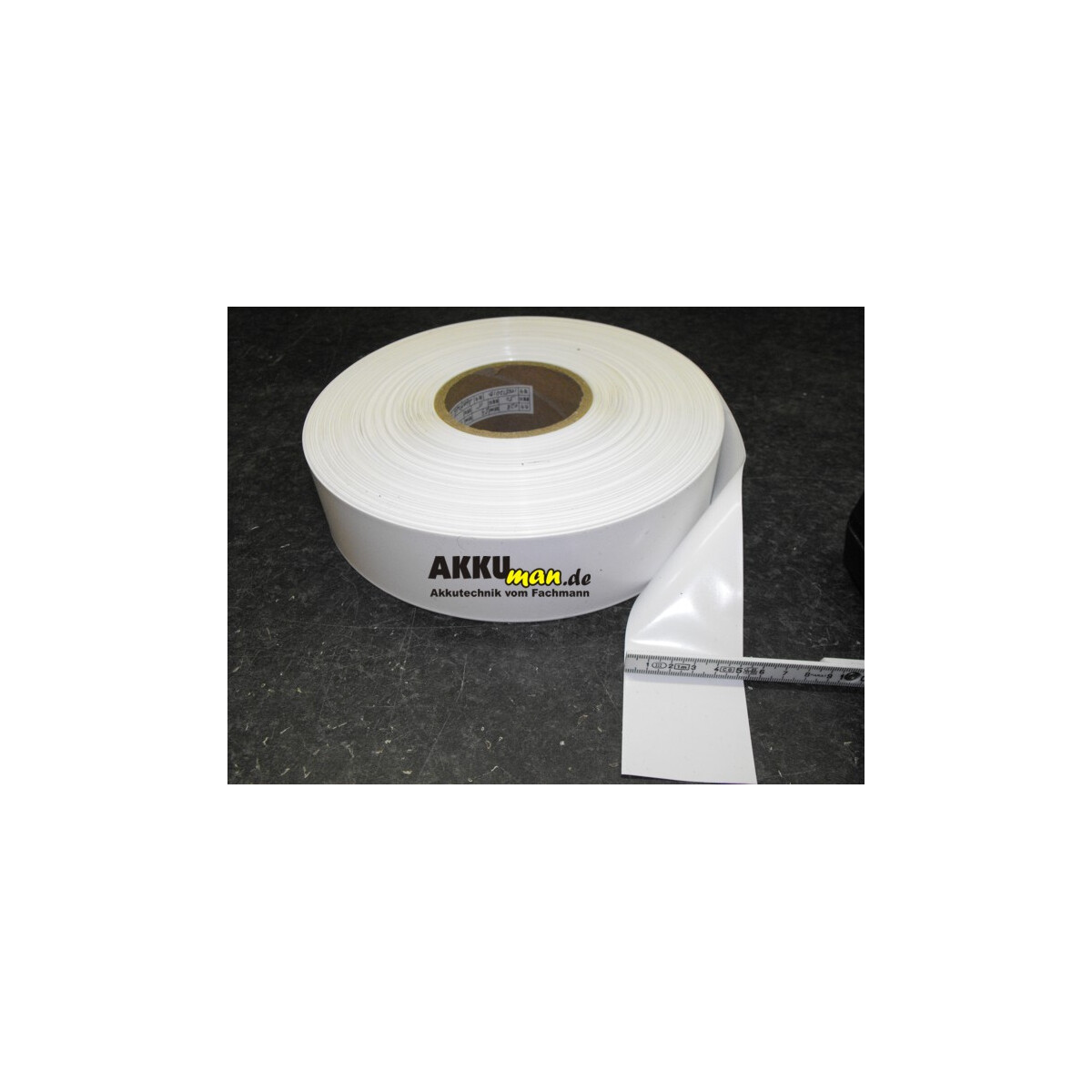 1m Schrumpfschlauch 56 mm weiss o.schwarz , Dicke 0,2 mm
