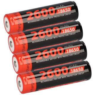 Kaufe 10PCS 3,7V 5000mAH Li-Ion 18650 Akku für Taschenlampe