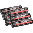 6x Kraftmax 18650 Pro Hochleistungsakku Li-Ion 3,6V...