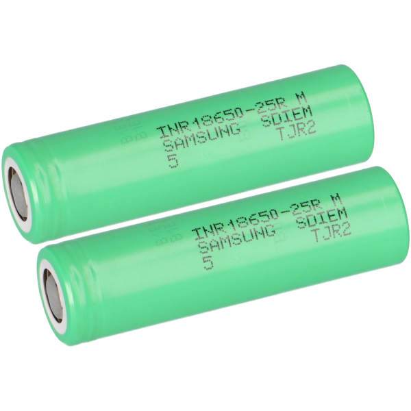 2x Samsung INR18650-25R 3,6V 2550mAh 8C gallery