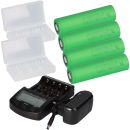 XCell BC X4000 Ladegerät inkl. 4x 18650 VTC5 Lithium...