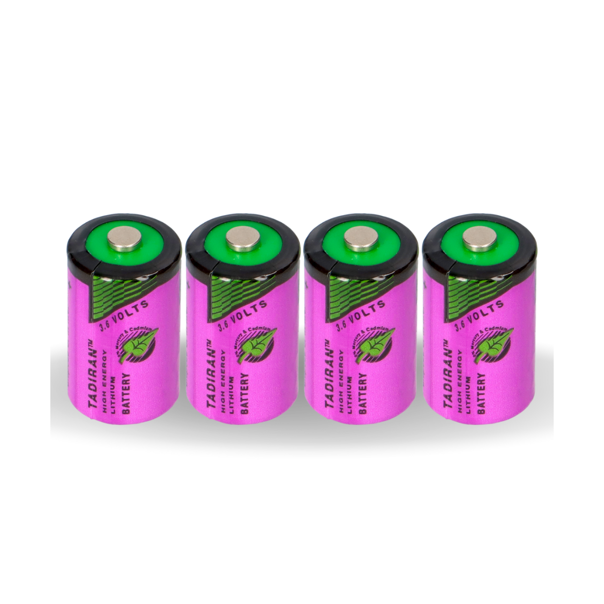 4x Tadiran Lithium 3,6V Batterie SL 750/S 1/2AA - Zelle 14250