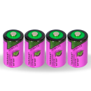 4x Tadiran Lithium 3,6V Batterie SL 750/S 1/2AA - Zelle 14250