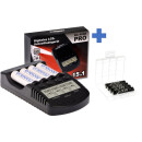 Kraftmax BC-4000 Pro Akku & USB Ladegerät 4x LSD Plus...