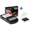 Kraftmax BC-4000 Pro Akku & USB Ladegerät + 4x LSD Plus...