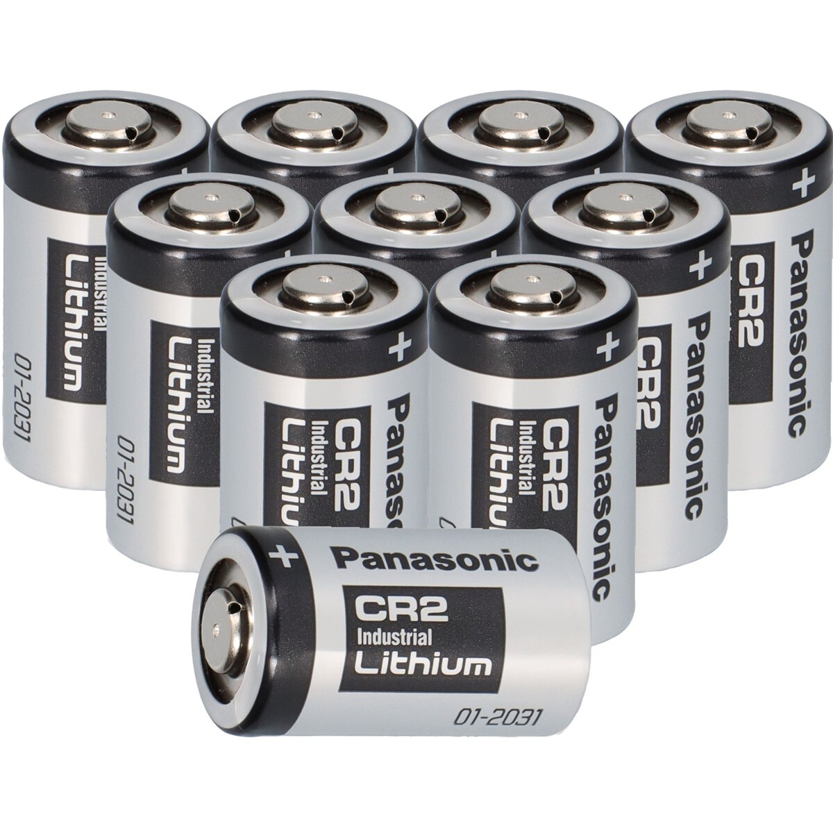 10x Panasonic CR2 Lithium Batterie 3V 850mAh – CR15H270 – 10er-Set