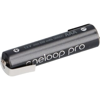 eneloop Pro Mignon Akku Z-Lötfahne BK-3HCDE/BF1 Ni-MH 1,2V 2550mAh