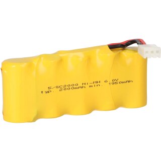 Akku für Bosch SOMFY K8 K10 K12 6V 2000mAh NiMH