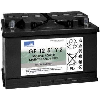 Exide Sonnenschein GF 12 051 Y G1 dryfit Blei Gel Antriebsbatterie 12V 56Ah VRLA AGM