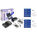 Schnellladegerät mit LCD-Display + 8x Fujitsu Mignon AA...