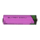 Tadiran Lithium 3,6V Batterie SL760/PT AA- Zelle, Print 1/2 +/--