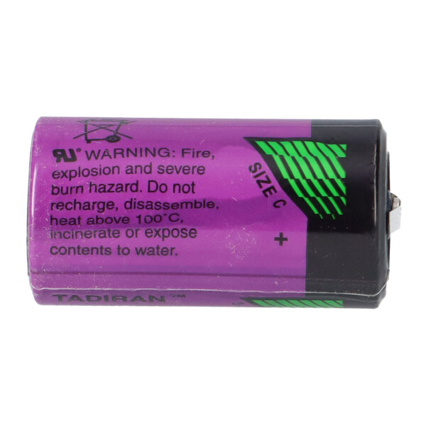 Tadiran SL-2770/T Lithium Batterie 3,6V 8500mAh – C Baby mit U-Lötfahnen Tadiran SL-2770/T Lithium Batterie 3,6V 8500mAh – C Baby mit U-Lötfahnen
