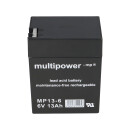 Multipower Blei Akku MP13 6 Pb 6V 13Ah AGM