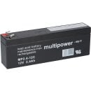 Multipower Blei Akku MP2,4 12C Pb 12V 2,4Ah AGM