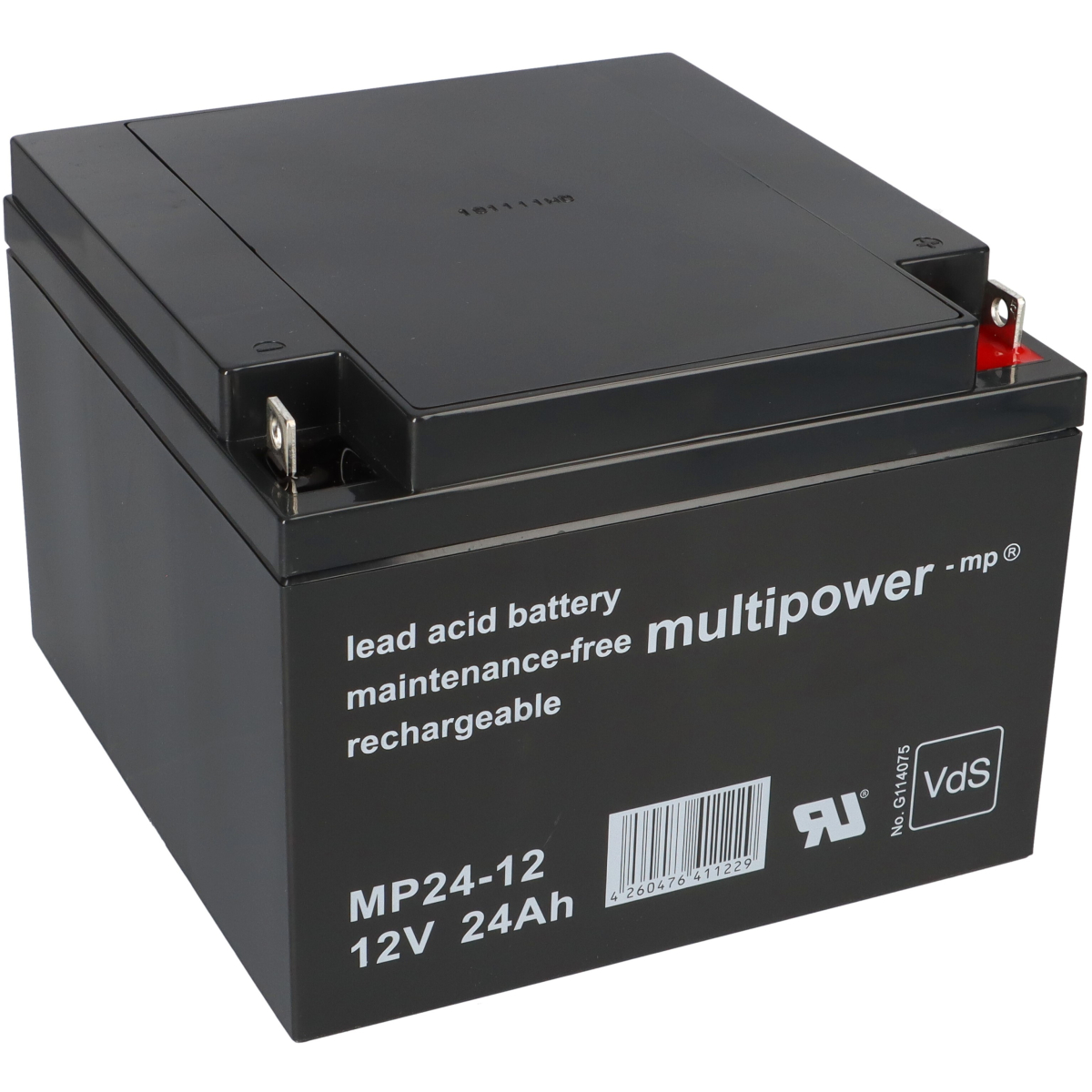 Multipower Blei-Akku MP24-12 Pb 12V / 24Ah VdS, M5