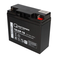 Q-Batteries 12LCP-19 12 V 19 Ah AGM Deep-Cycle-Akku 8