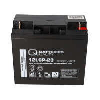 Q-Batteries 12LCP-23 12 V 23 Ah AGM Deep-Cycle-Akku 4