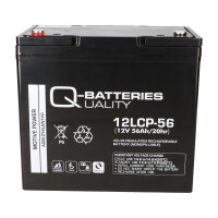 Q-Batteries 12LCP-56 12 V 56 Ah AGM Deep-Cycle-Akku 3