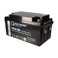 Q-Batteries 12LC-80 12 V 82 Ah AGM Deep-Cycle-Akku 7
