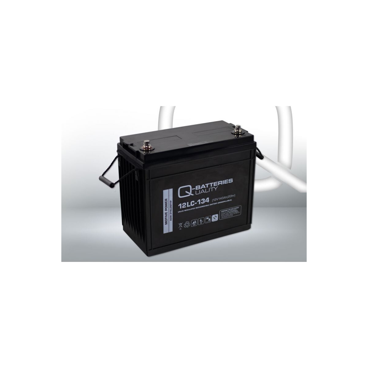 Q-Batteries 12LC-134 12 V 143 Ah AGM Deep-Cycle-Akku