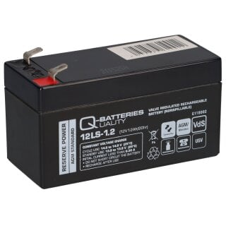 12LCP-9 Q-Batteries 12V 9Ah Blei Akku AGM zyklenfest kaufen