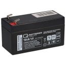 Q-Batteries 12LS 1.2 12V 1,2Ah Blei AGM mit VdS