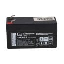 Q-Batteries 12LS-1.2 12V 1,2Ah Blei-Vlies Akku / AGM VRLA...