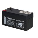 Q-Batteries 12LS-1.2 12V 1,2Ah Blei-Vlies Akku / AGM VRLA mit VdS